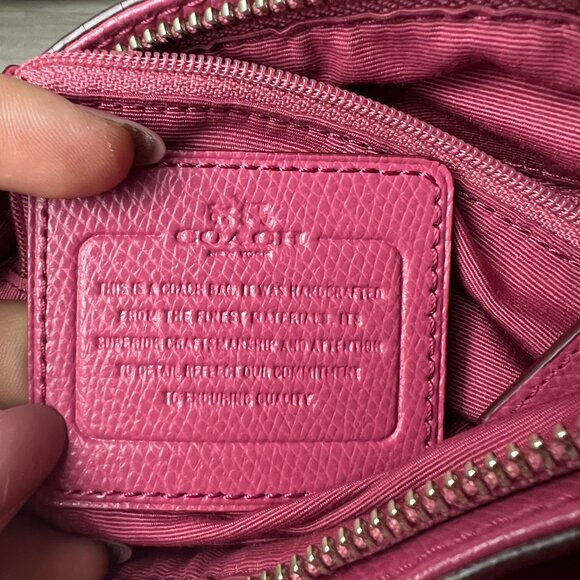 Coach Pink Ruby MINI CHRISTIE Carryall $325 F34797 - Picture 6 of 7